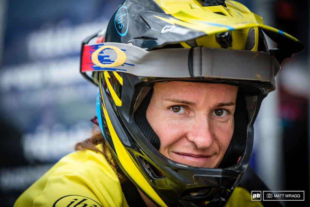 Anne-Caroline Chausson was more than a bit under the weather and had to retire with health issues after stage one and looks set to miss the next the couple of rounds.