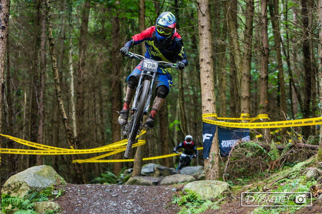 Sending the big double at the bottom of the track! Stoked on this!