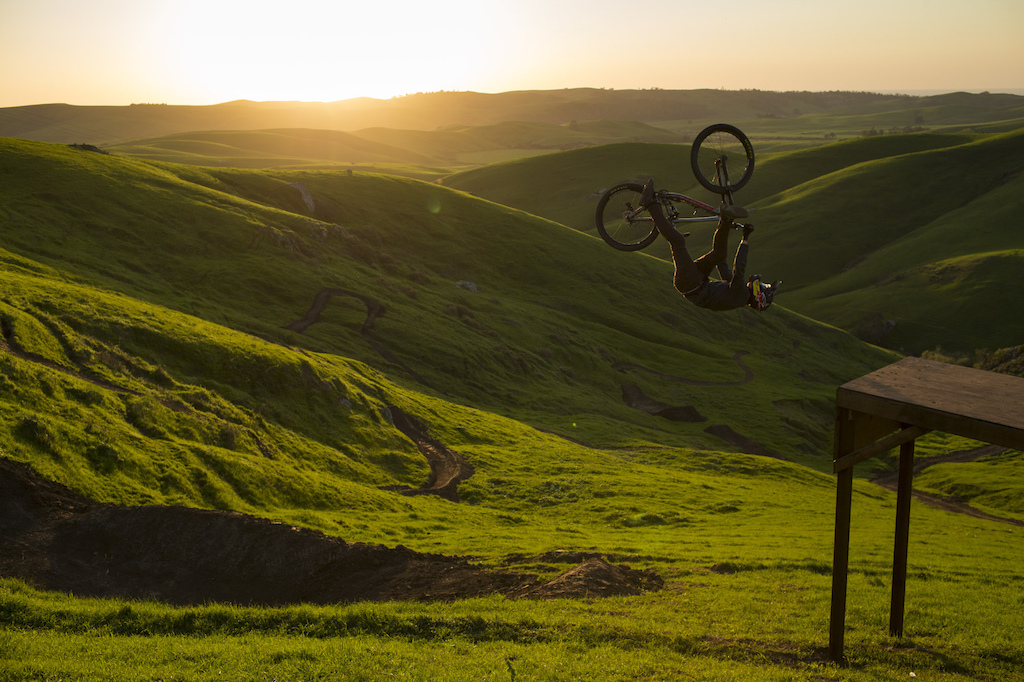 Brandon Semenuk in his 1 shot segment for unReal movie, in Cambria, California, USA, 2015 / Anthill Films