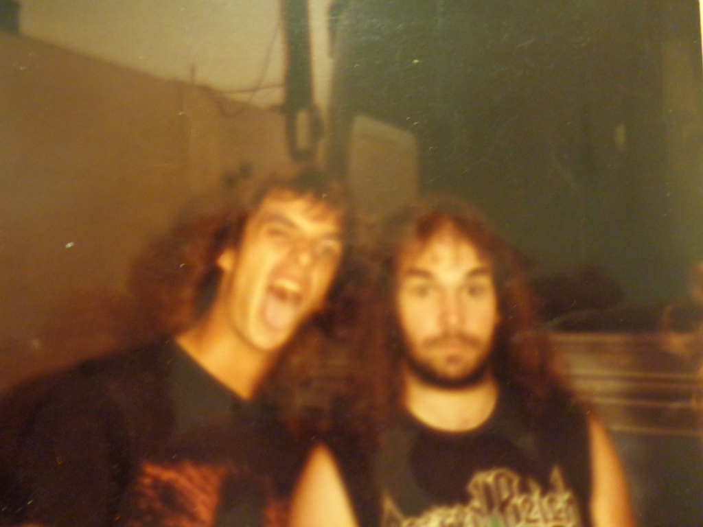 Me and Kerry King in 1988 (sorry so blurry)