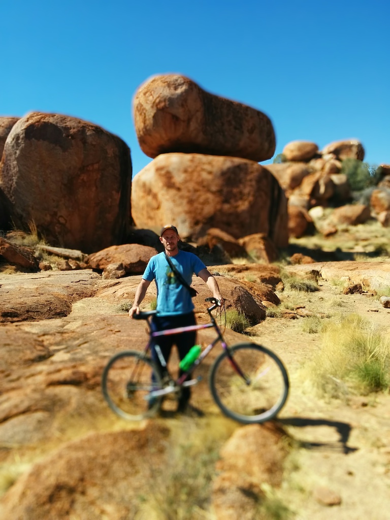 Clunking the Devil's marbles.