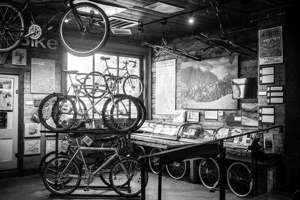 Here is Crested Butte is the original site of the mountain bike hall of fame and the mountain bike history museum, paying homage to the hard men who towards the end of the 1970s rode terrifying, dangerous bikes into the mountains in the name of fun.