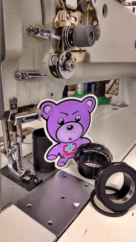 New BB for my machine from E13. It comes up with this #angry teddy bear !! Haha it's one of the best sticker i've ever had =)