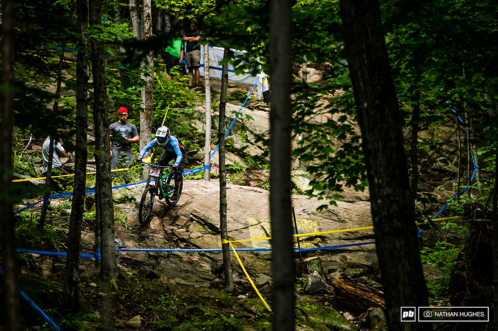 Canadian junior, Georgia Astle, made a great come-back to the World Cup today after her accident at Whistler Crankworx last year, riding to a 12th place qualifier.