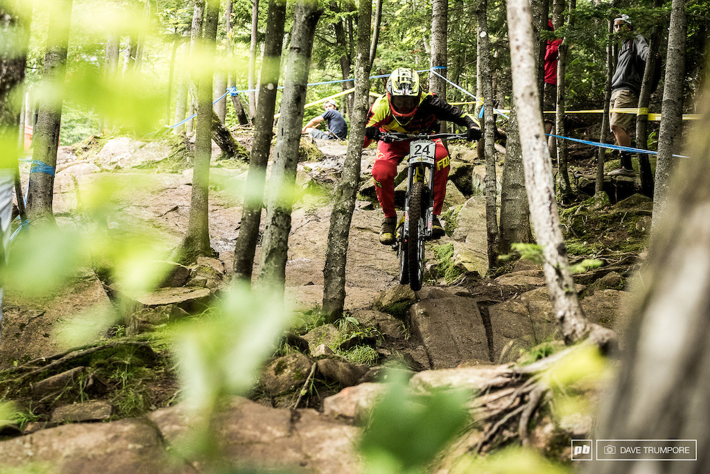 Mark Wallace had his best race ever to land 6th, just 0.6 off the podium.  No doubt his blistering pace through the rocks played a big roll for the young Canadian.