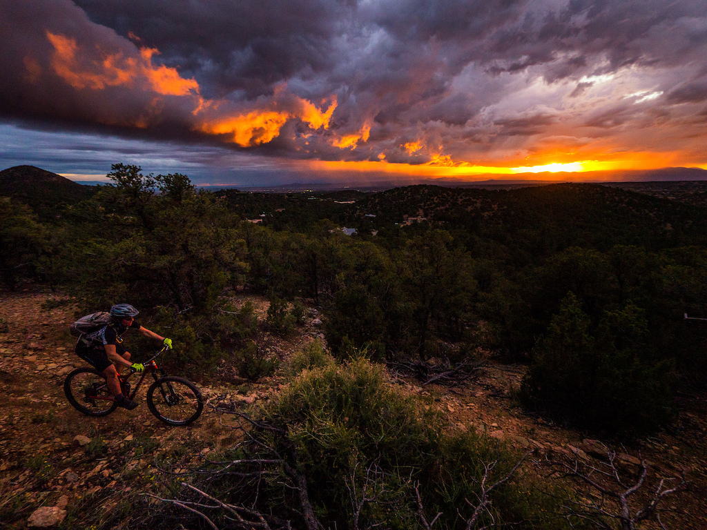 It's been a wet year in Santa Fe, which means incredible sunsets.