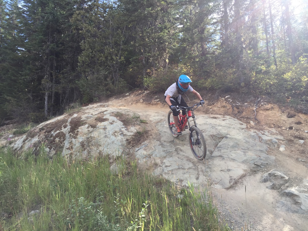 Thats me while riding Crabapple Turns at Whistler Bikepark on Tuesday.