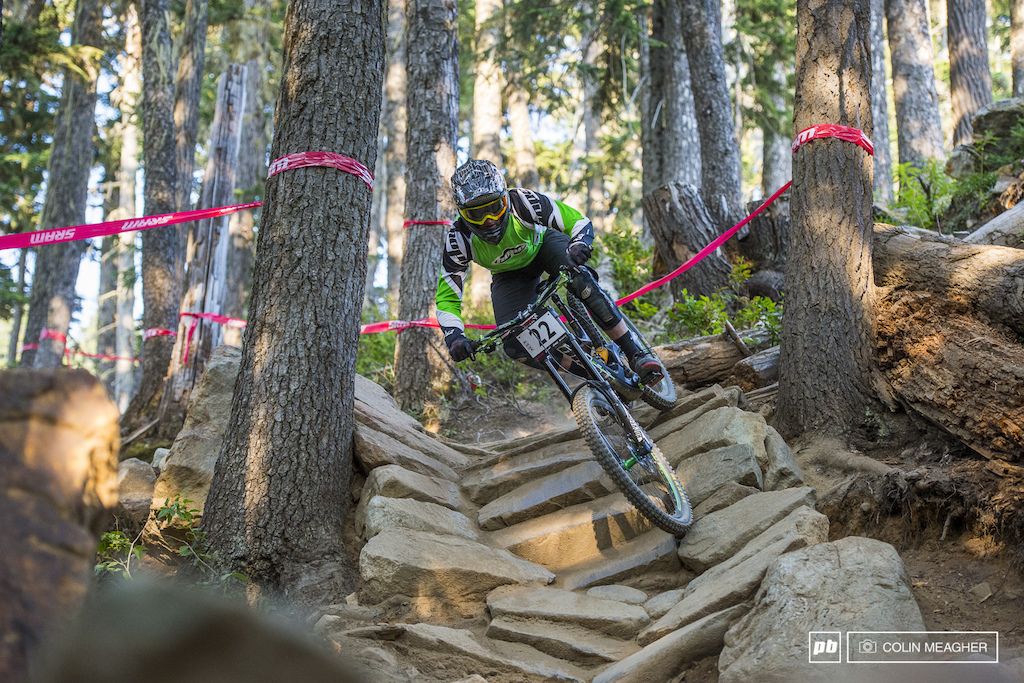 Deja Vu all over again for many of the EWS racers who are still in Whistler Adam Brayton opted to switch it up though rocking a proper DH sled for today s shred on the Garbo DH Stage 5 of the EWS.