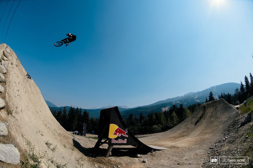 Anton Thelander flying high.