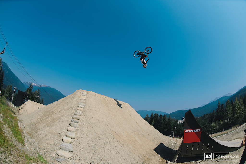 Yannick Granieri flipping out on how awesome the course is this year.