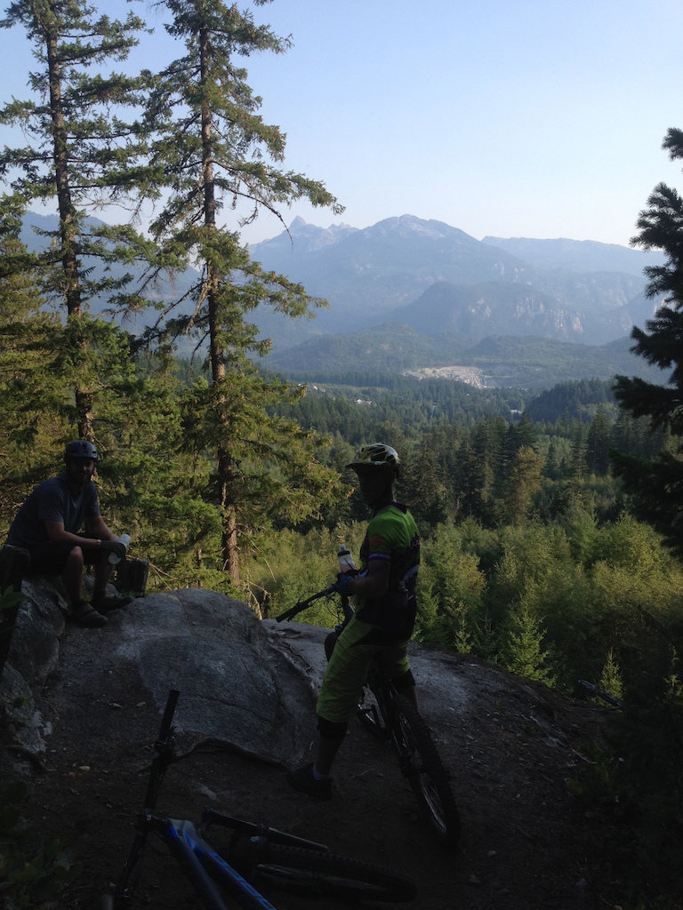 First Squamish ride with Dave and Mike. Awesome!