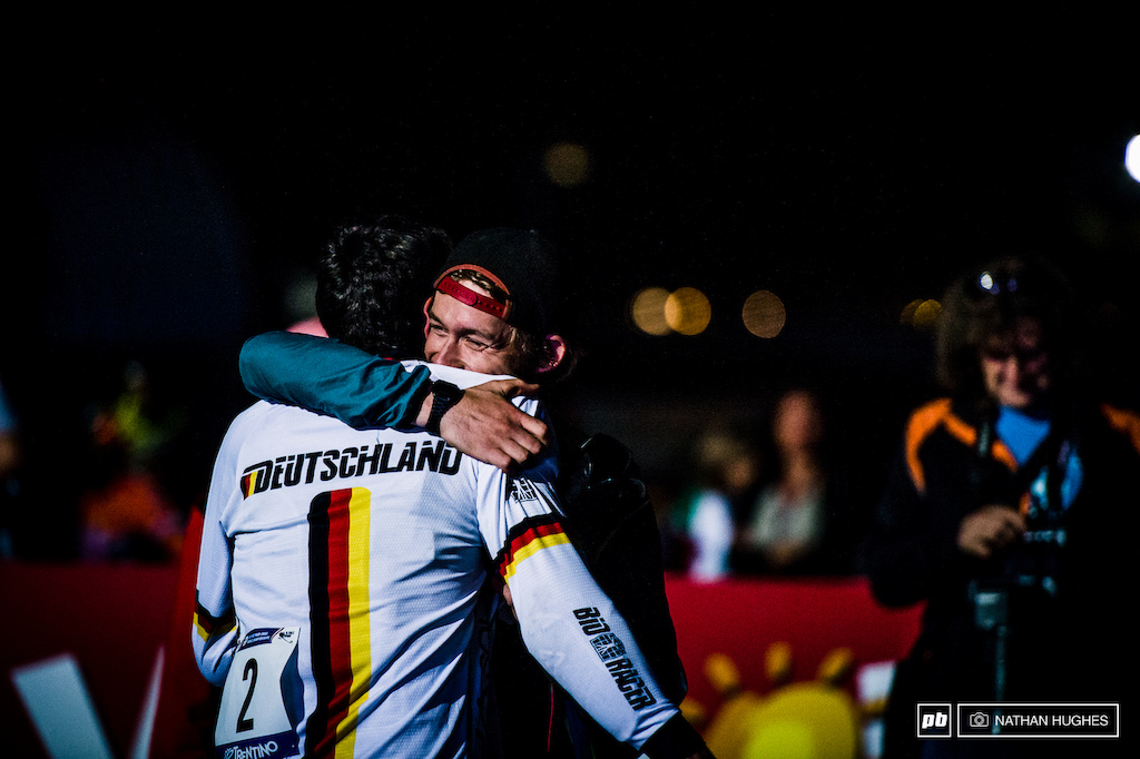 Last Bike s and Germany s Golher absolutely shell-shocked to take gold here in Italy.