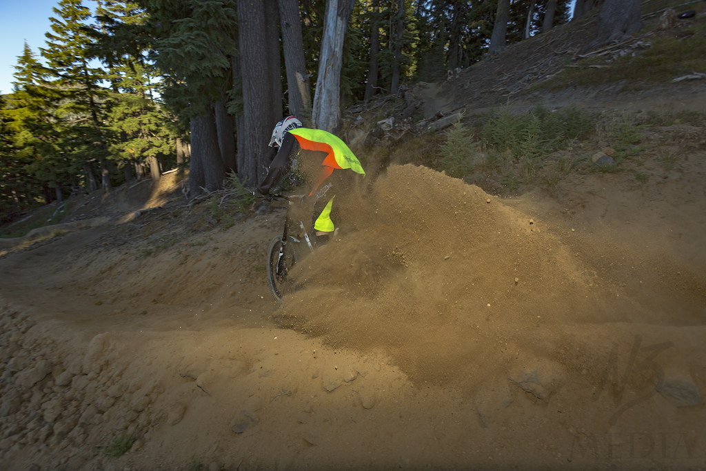 Mount Bachelor Gravity Series, Race #3, The most blown out corner I could find.