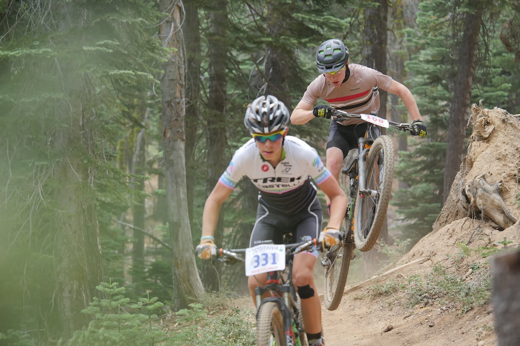 Catching the roadies on the downhill in Downieville Classic!