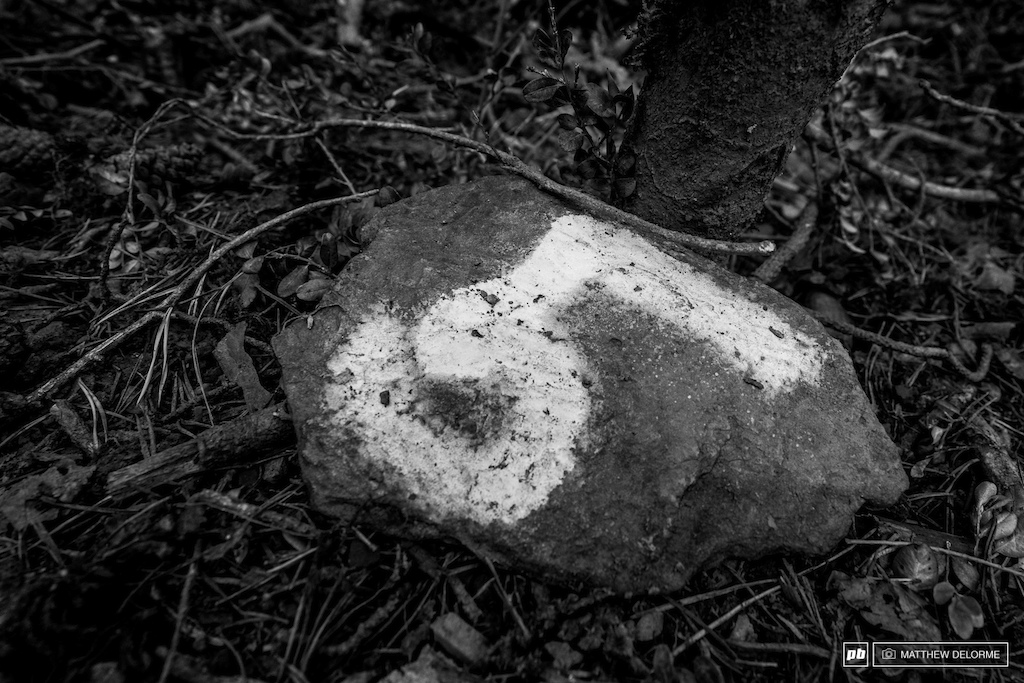 This is rock number five. We couldn't find the rest of the numbered rocks and aren't sure of it's significance as this was marshal station 23.