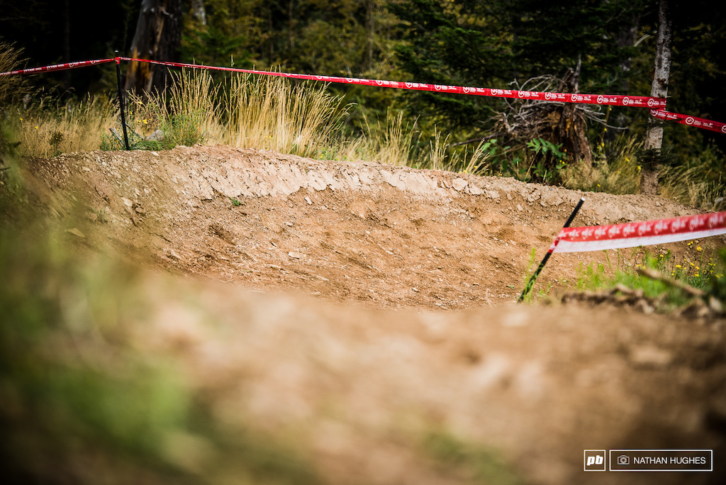 No signs of damage from the Masters Worlds, thanks to the busy Vallnord trail crews.