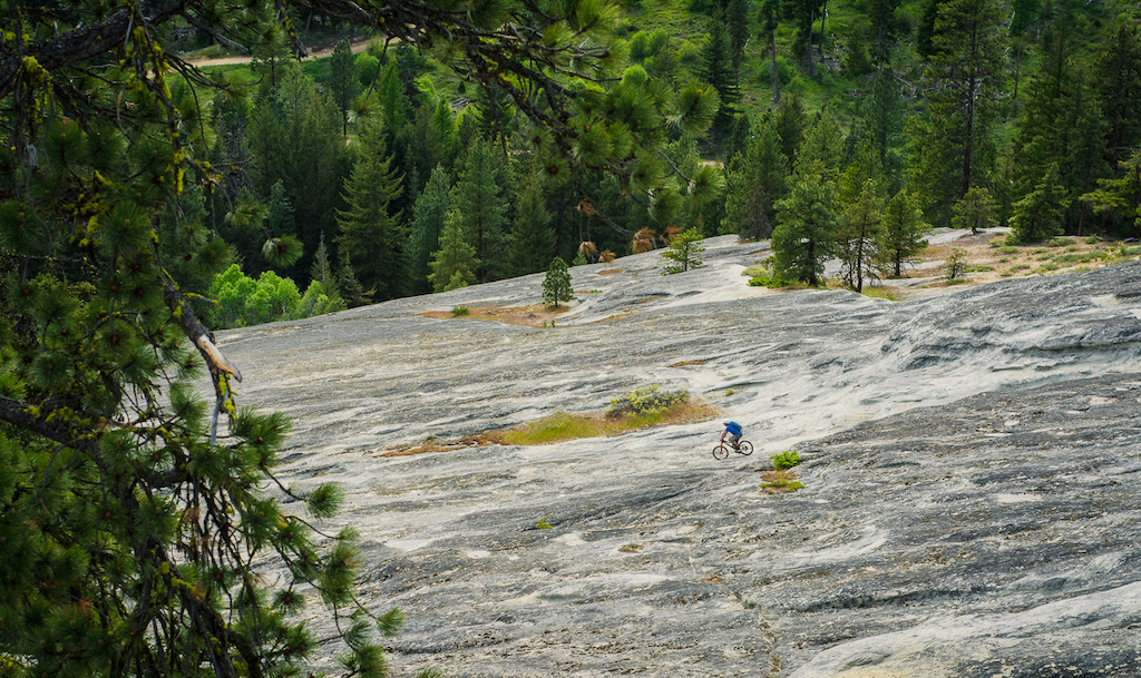 Granite slabs in Teanaway Community Forest