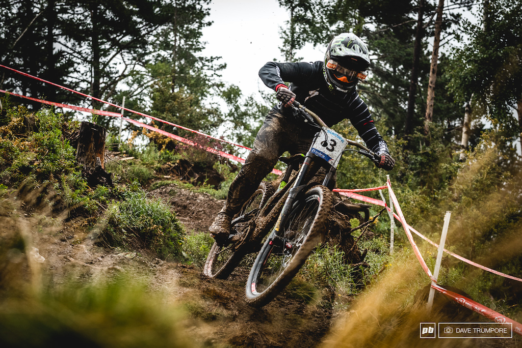 A poll of spectators revealed that Troy Brosnan is one to watch in the steep lower section.