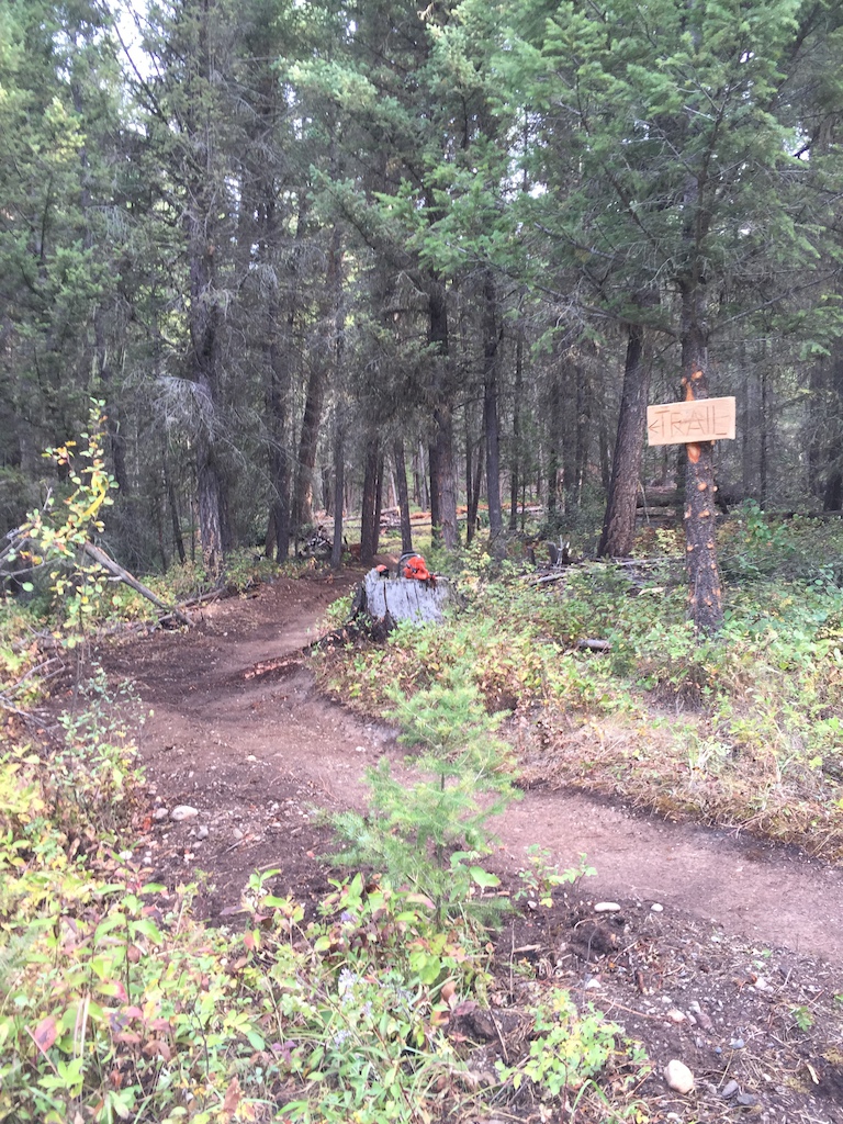New trail near Deep Creek