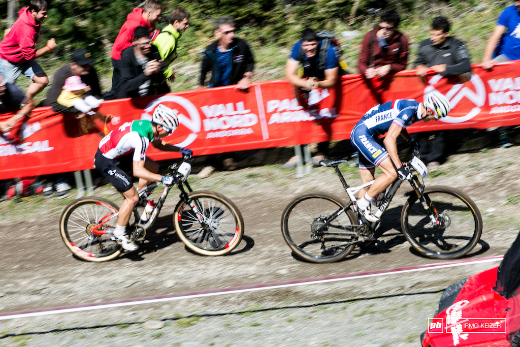 Once again, Absalon and Schurter battled for top honours.
