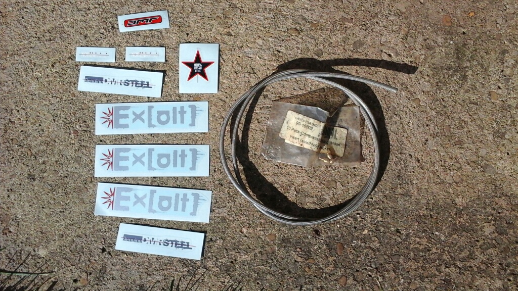 Stickers and cable for the exalt