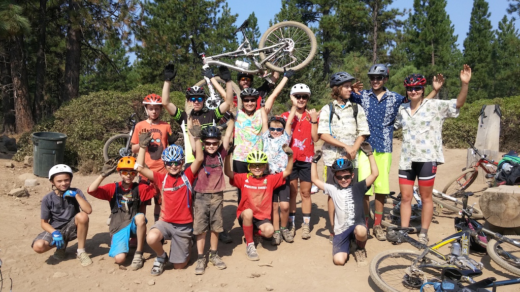 What an awesome summer of getting the next generation stoked on the outdoors and mountain bikes! Hawaiian shirts for the win!