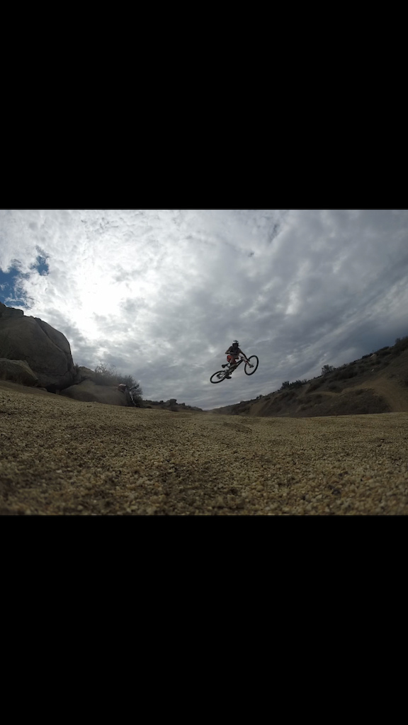 free riding in sycamore canyon. Riverside CA