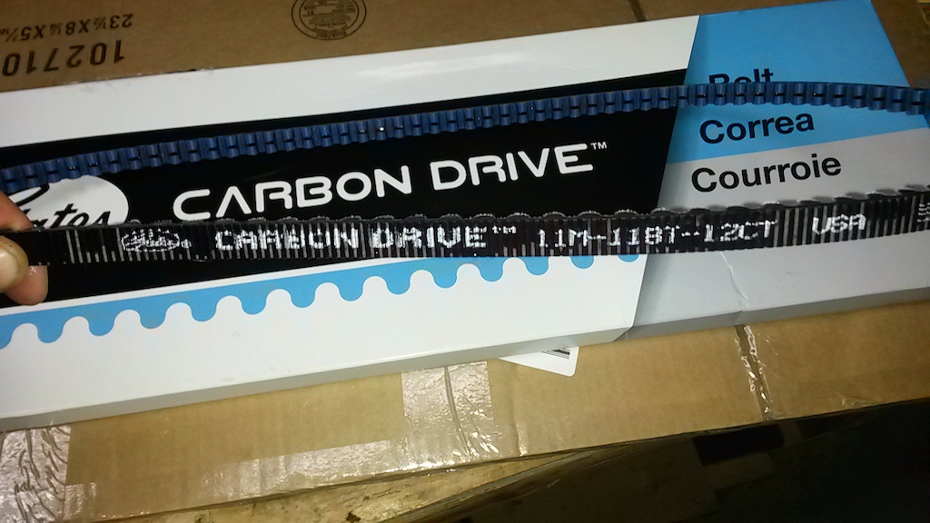 0 Gate Carbon Drive CDX Belt, Cog &amp; Sproket