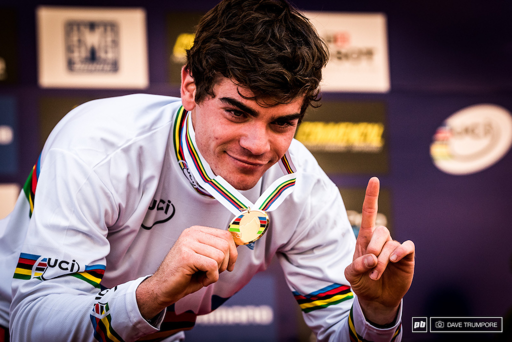 World Champion.  After a year filled with second place finishes Loic finally took home gold in Andorra.