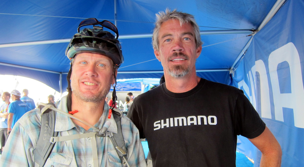 Paul Thomasberg (L) and Matt Robertson (R), Interbike 2015