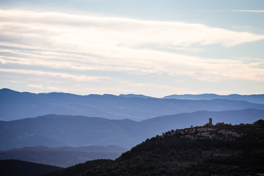 The view this morning. EWS round 7, Ainsa, Spain. Photo by Matt Wragg.