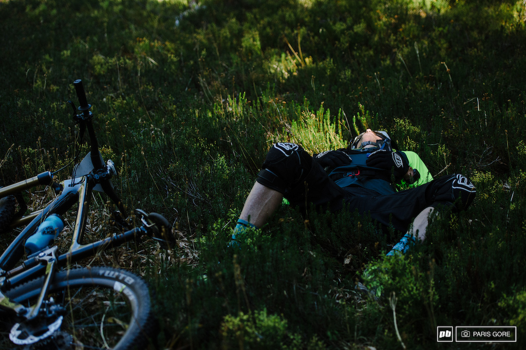 Lars Sternberg sacked out after stage 7.