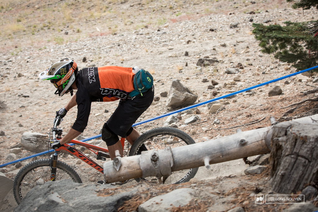 It was a tight race amongst the Pro Men racers and Ryan Gardner took home the win here at Kamikaze Bike Games.