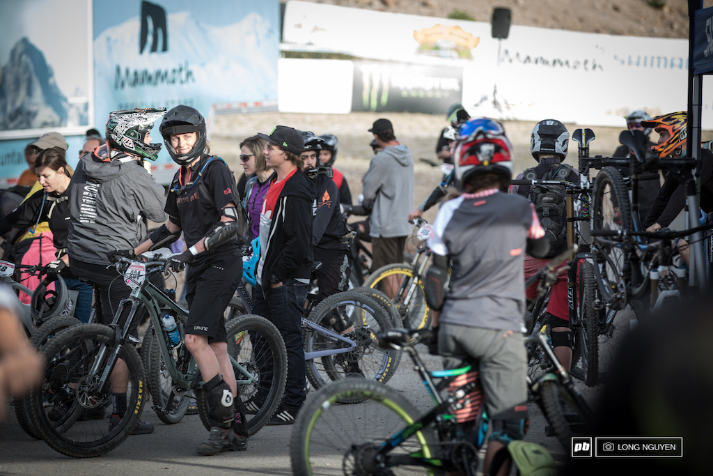 Last day here at the Kamikaze Bike Games.Pro and Expert riders prepare to head up the mountain as the first rider is set to drop at 8am.