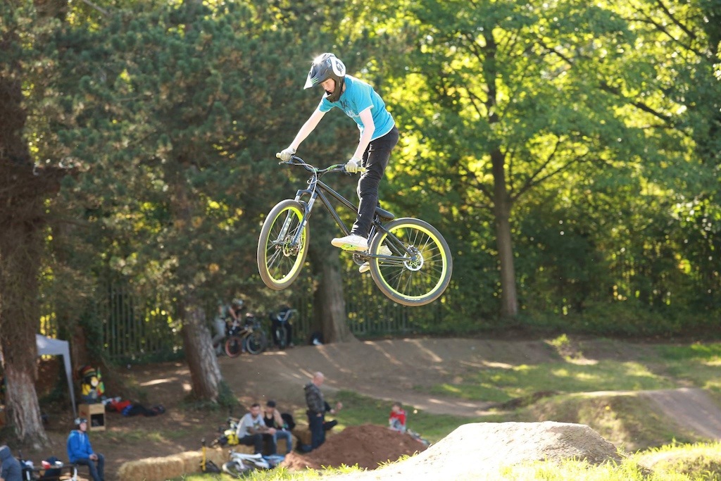 A nice jump at the September Western park dirt jam in Leicester UK.