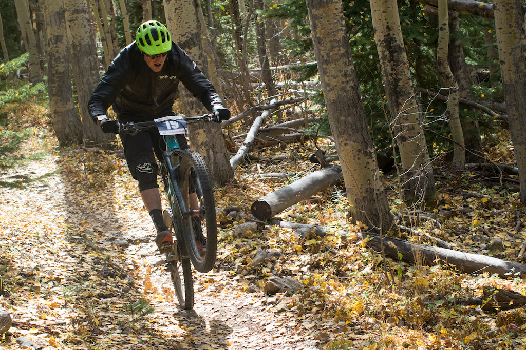 Even Enduro has time for fun and steez. Dylan Stucki with a manual for the camera.