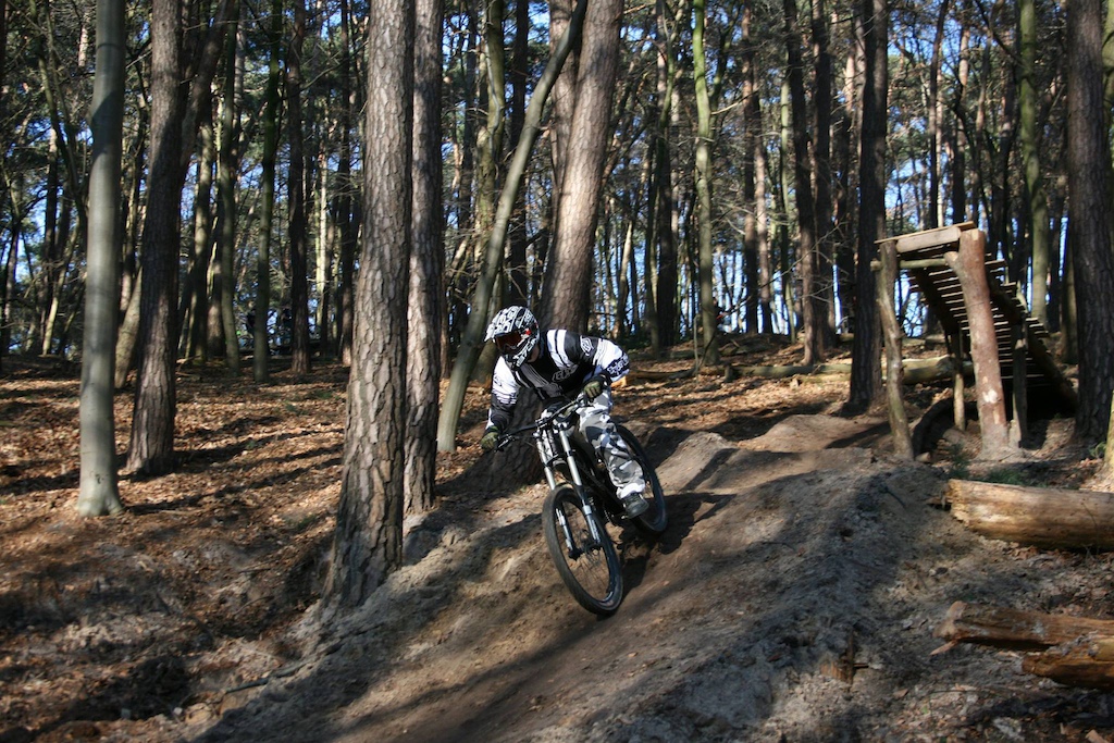 having fun on the local trails