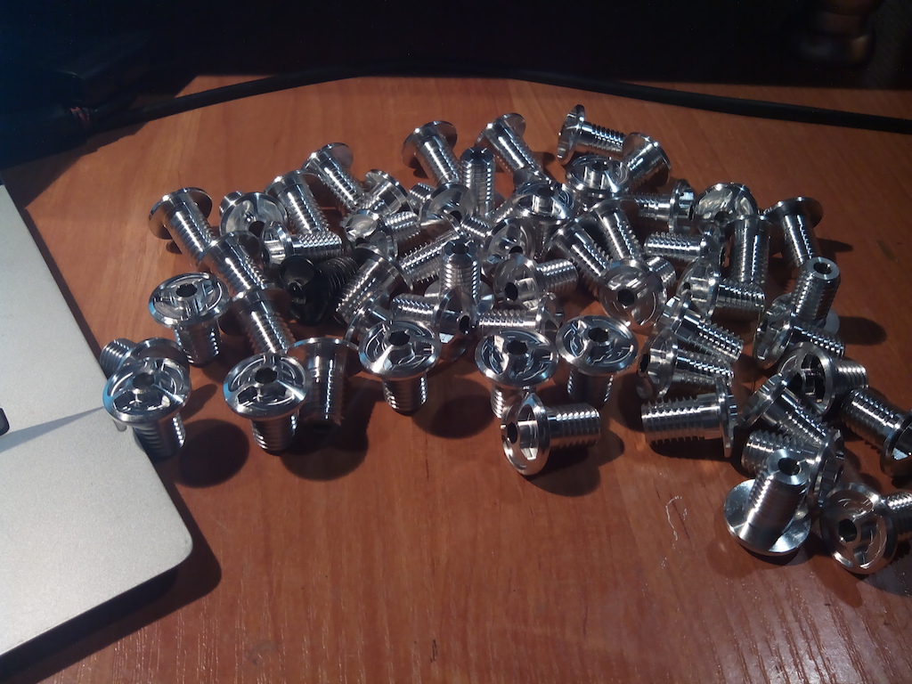 Some spare bolts for my Intense. Finally I dont have to worry about losing them hah.