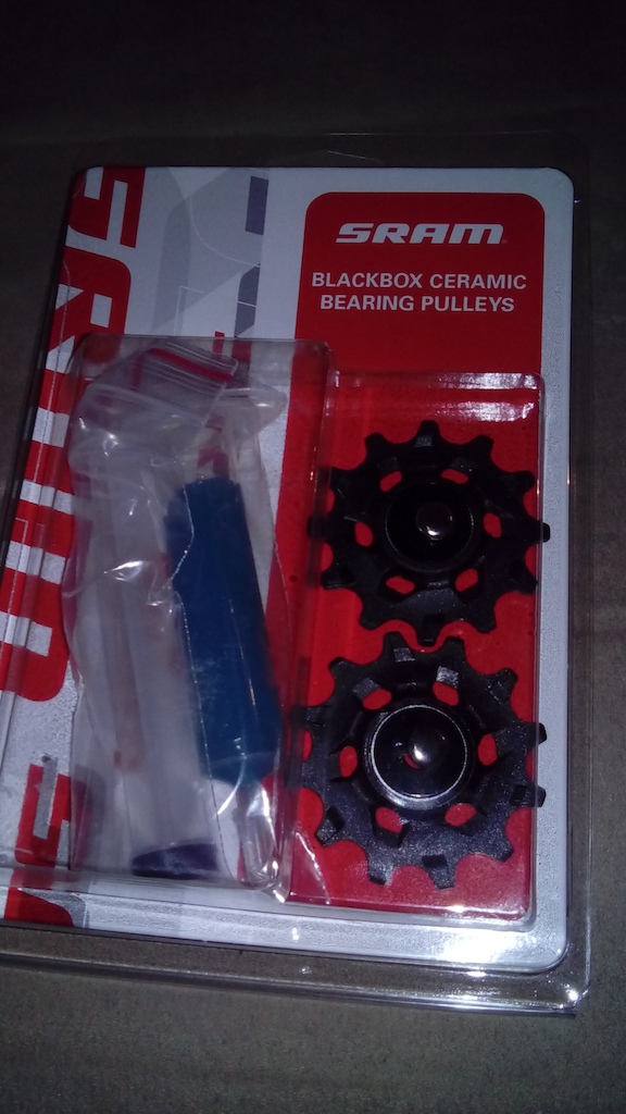New XX1 BlackBox ceramic bearig pulleys