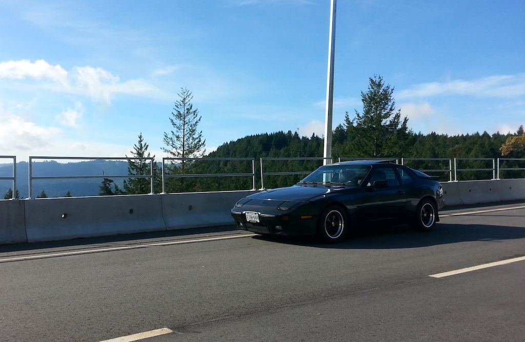 Sweet little 944 where I stopped.