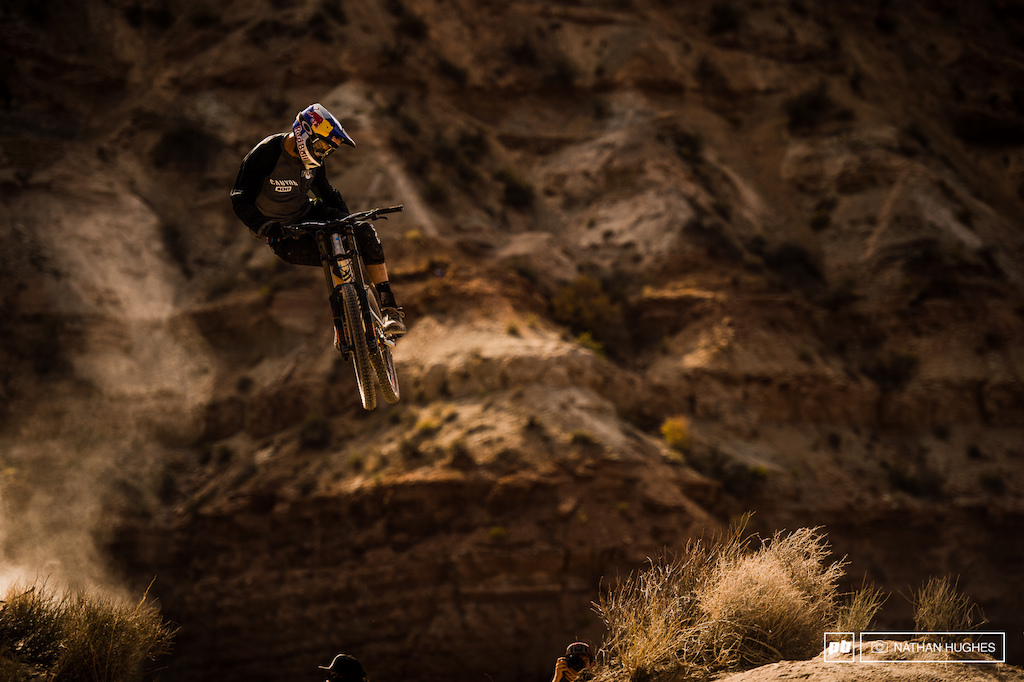 Thomas Genon's always been more of a Crankworx guy, but looks to be coming well into his own in the Utah dust.