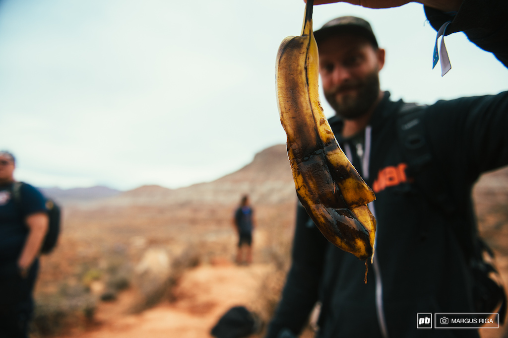 Lesson #6 learned at Rampage: Don't forget about that banana in your camera bag.