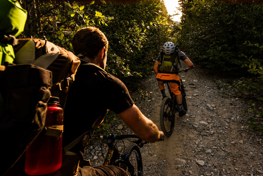 Alpine overnighter. Rad mountain bike packing mission. Photo Reuben Krabbe