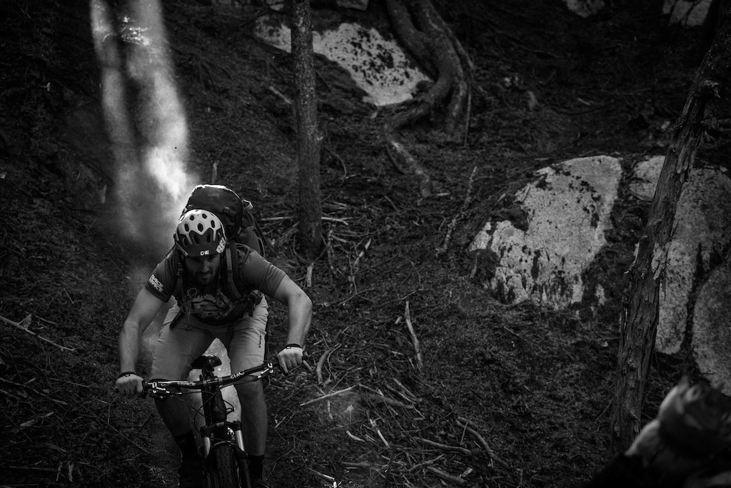Alpine overnighter. Rad mountain bike packing mission. Photo Reuben Krabbe