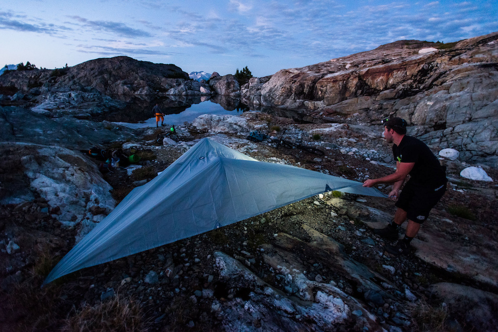 Alpine overnighter. Rad mountain bike packing mission. Photo Reuben Krabbe