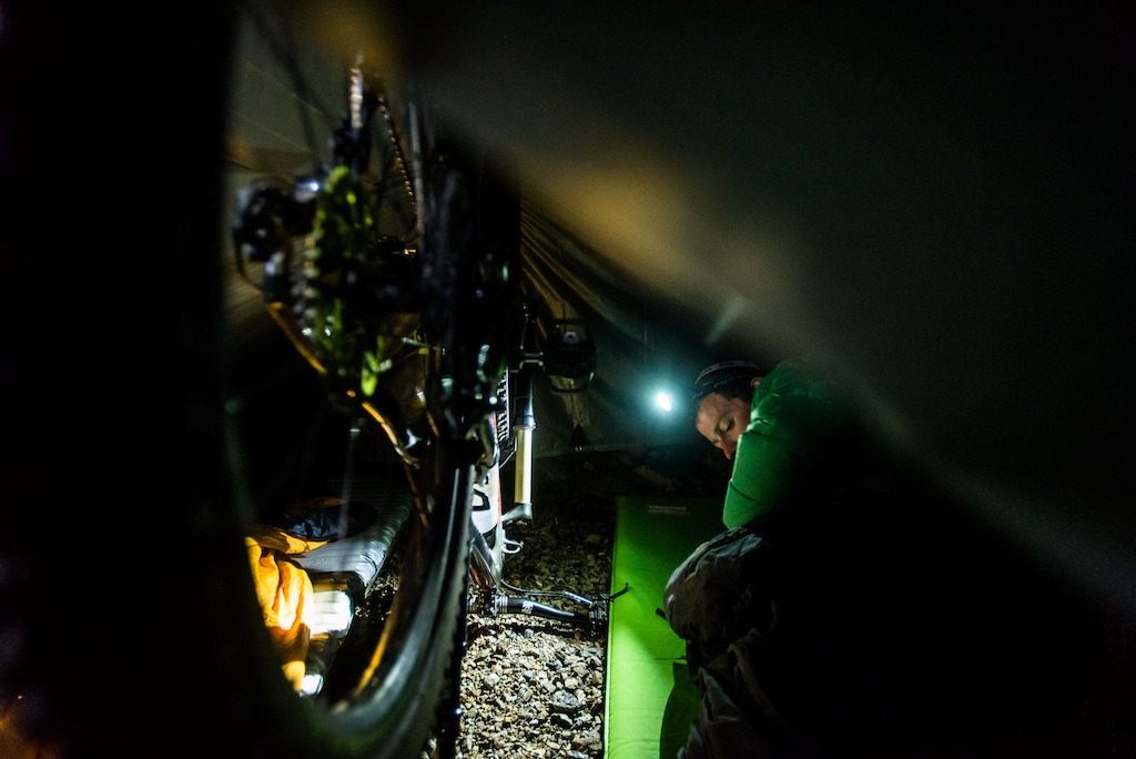 Alpine overnighter. Rad mountain bike packing mission. Photo Reuben Krabbe