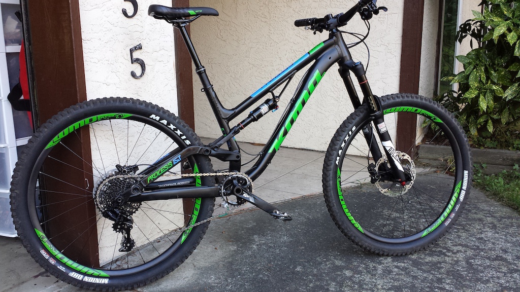 2016 Kona Process 153 with WMD carbon wheels