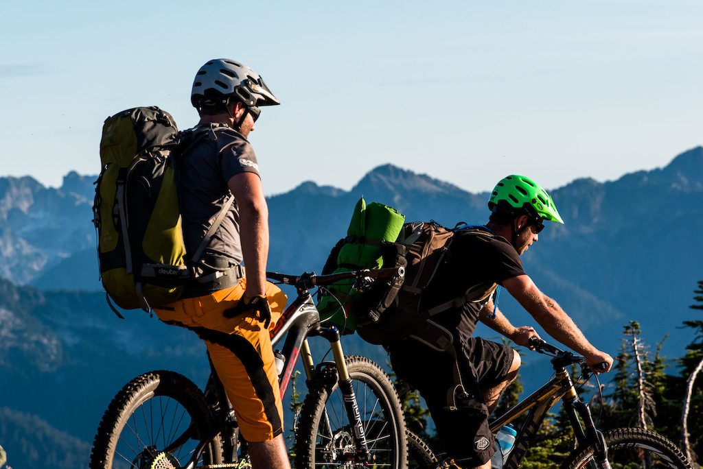 Alpine overnighter. Rad mountain bike packing mission. Photo Reuben Krabbe