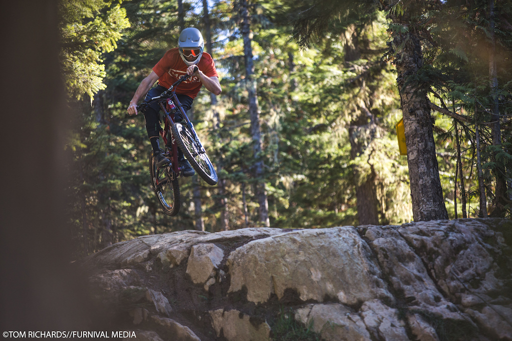 Conor Macfarlane riding in the Whistler Bike Park