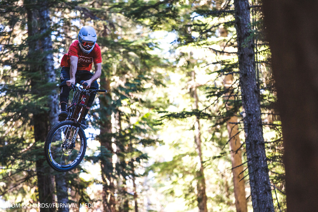 Conor Macfarlane riding in the Whistler Bike Park
